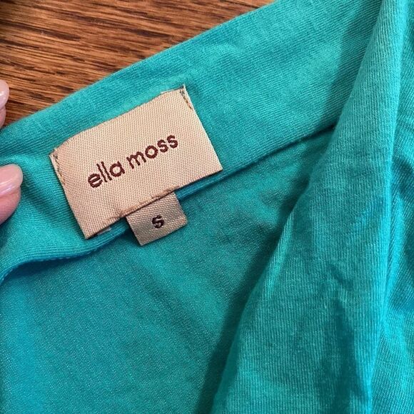 Ella Moss v neck shirt with braided tie - Picture 3 of 5